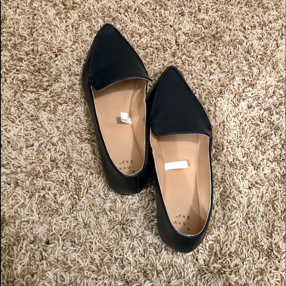 NWOT Black Loafers